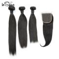 FREE SHIPPING Straight Hair Brazilian Human Cuticle Aligned Virgin Hair No Tangle No Shed Unprocessed Extension